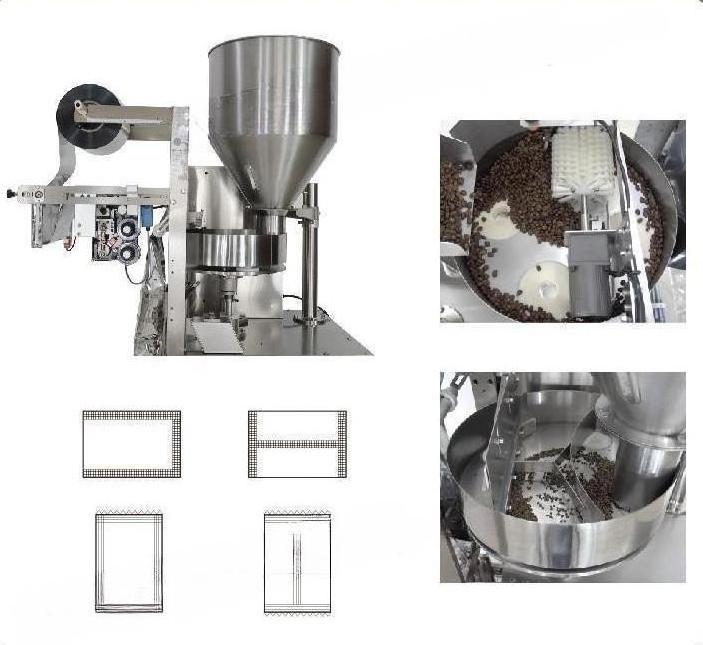 Multi-function Packaging Machines Automatic Small Food Weighing Sugar Powder Coffee Tea Bag Sachet Packing Machine