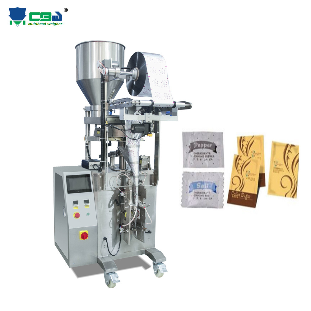 Vertical tea bag form fill seal machine vertical nylon triangle tea bag sugar bag sachet packaging machine