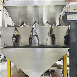 Semi automatic multihead linear weigher powder spice filling machine weighing 100g 1kg salt flour suger packing machine