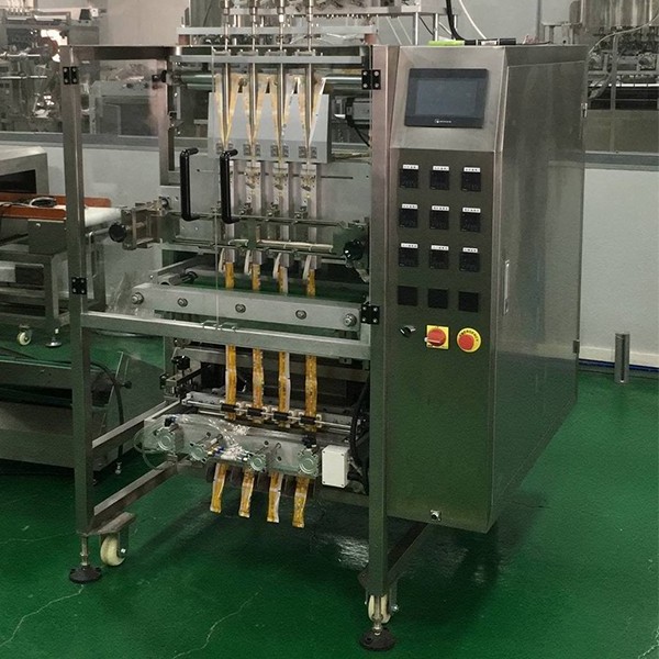 Multifunctional Small Vertical Filling Beverage Liquid Milk Sauce Honey Peanut Butter Packaging Machine