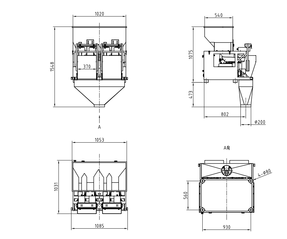 High Productivity 1kg-5kg rice packing machine bag bean grain nut food weighing packaging machine with Linear Weigher