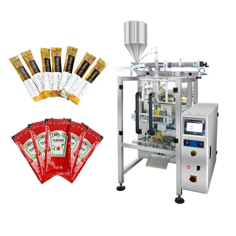 Automatic Curd Jam Ginger Garlic Paste Shea Butter Chutney Sauce Pouch Yogurt Peanut Butter Packing Machine