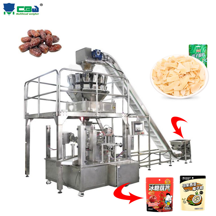 Multifunctional Sugar Back Side Sealing Sachet Packing Machine Automatic Potato Chip Gummy Candy Weighing Packaging Machine