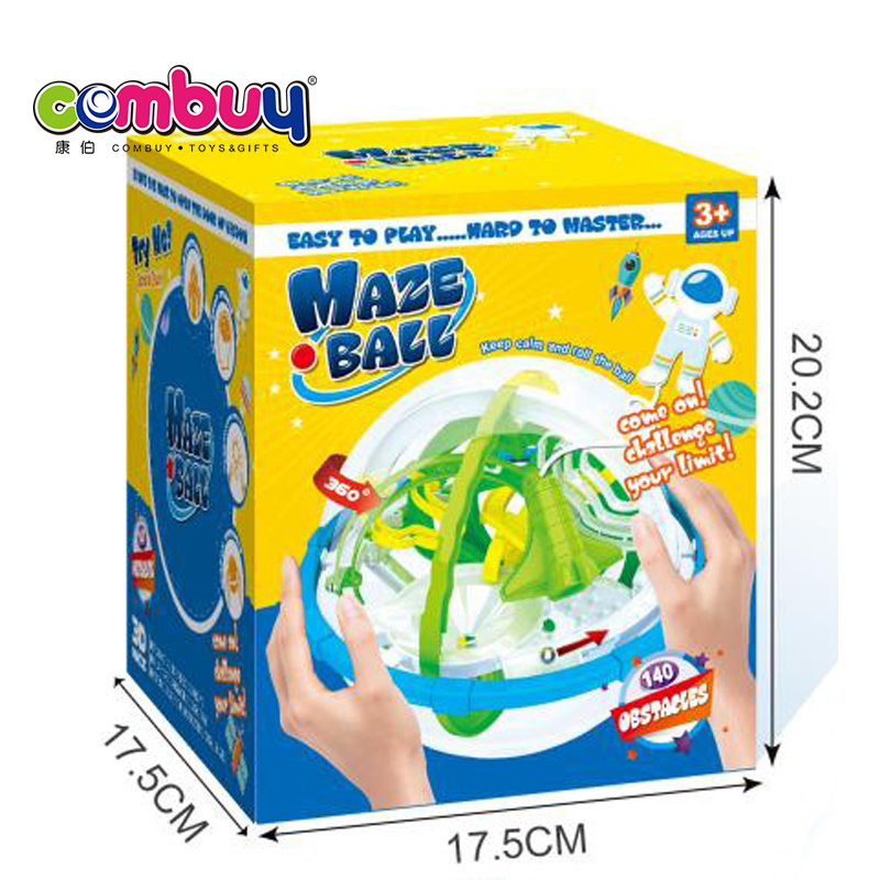 Educational toys children game 18CM maze ball 3D with 140 step