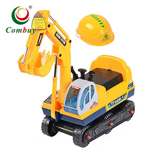 Children toy trucks car kids engineering ride on toy excavator