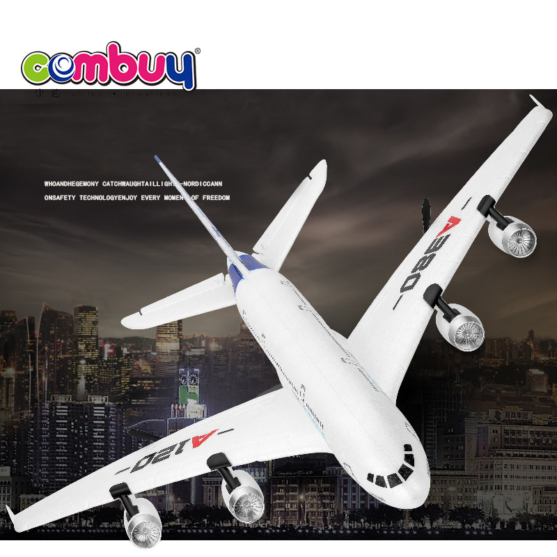 EPP 3 channel LED light toy 70G flying rc airplane airbus a380