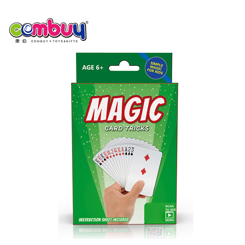 Low price classic easy play game poker set magic trick card