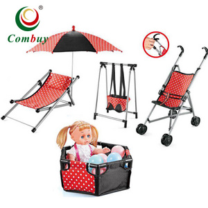 Stroller swing chair kids play 14INCH baby dolls toys wholesale