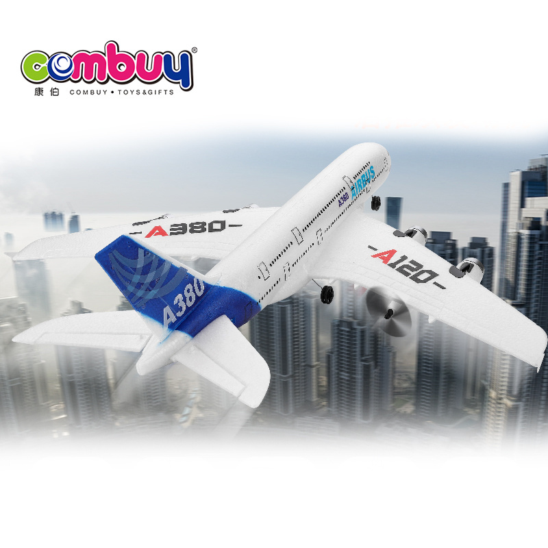 EPP 3 channel LED light toy 70G flying rc airplane airbus a380