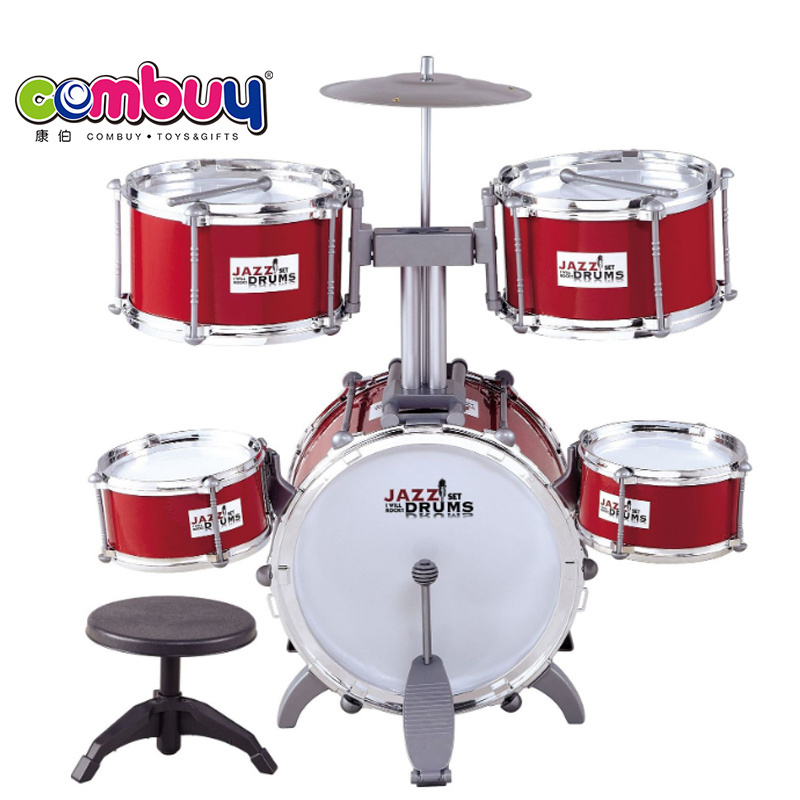 Big size wholesale cheap play musical toy kids jazz drum set