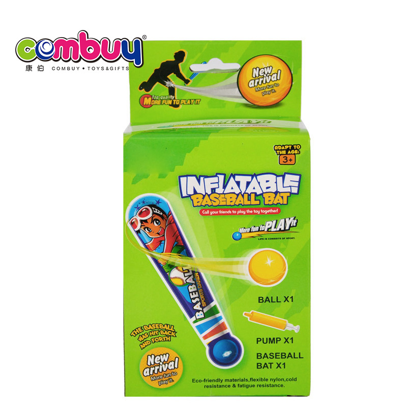 Sport toy game set kids inflatable baseball bat with pump