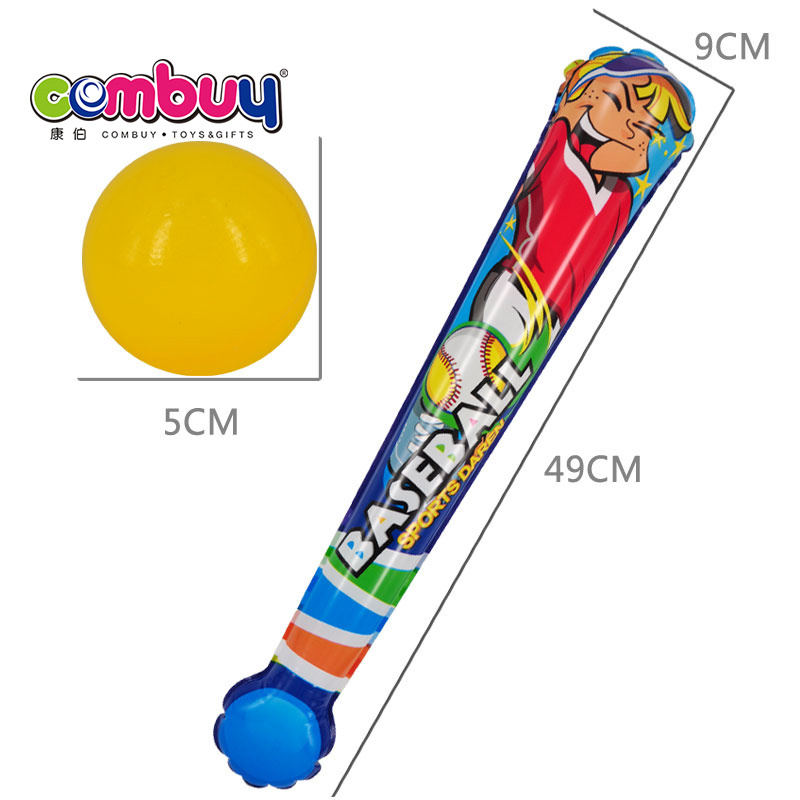 Sport toy game set kids inflatable baseball bat with pump