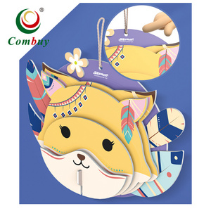 Decoration 3D paper head cartoon cardboard 3d puzzle animal