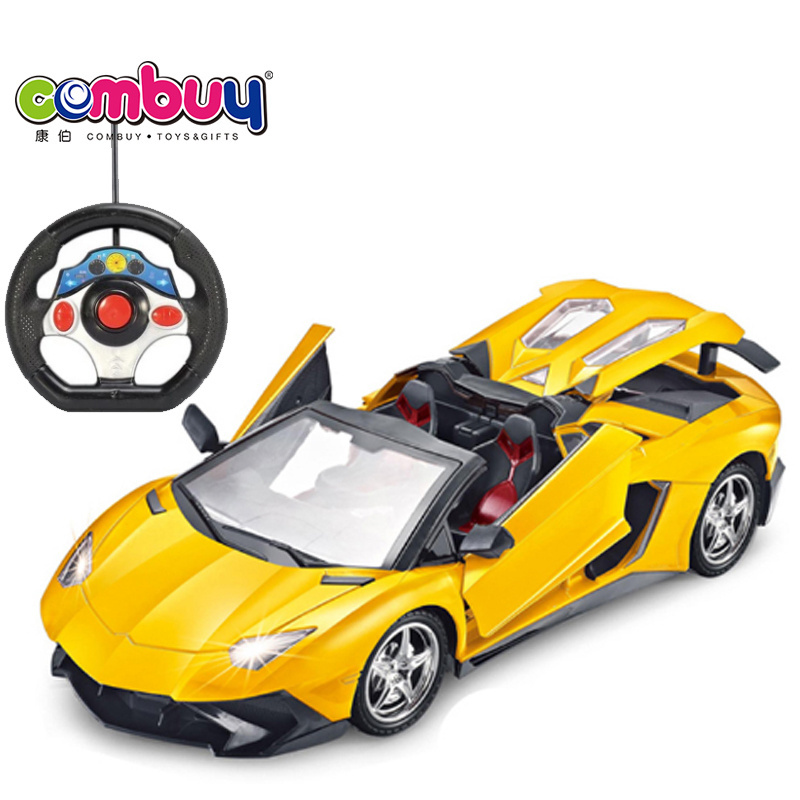 New product opedn door toys game 1:18 steering wheel remote control car