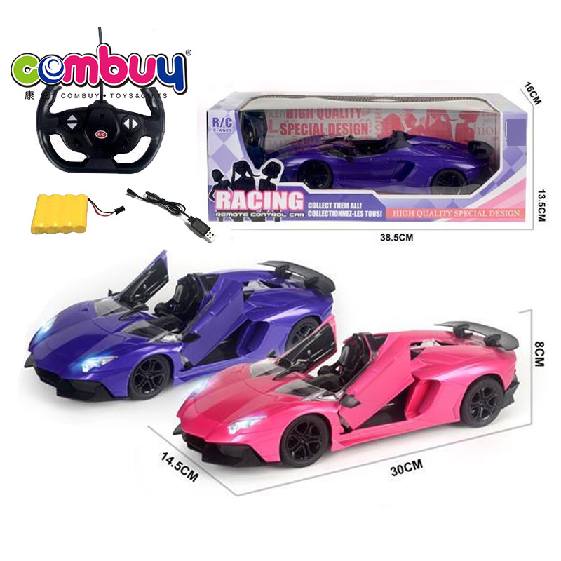 Remote control 1:14 open door lighting toy telecontrol racing car