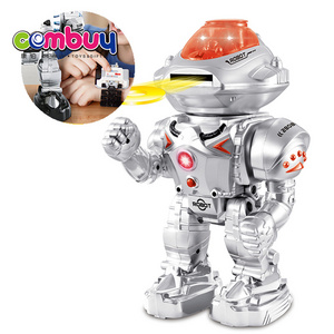 Infrared lighting launching flying saucer toys remote voice control robot