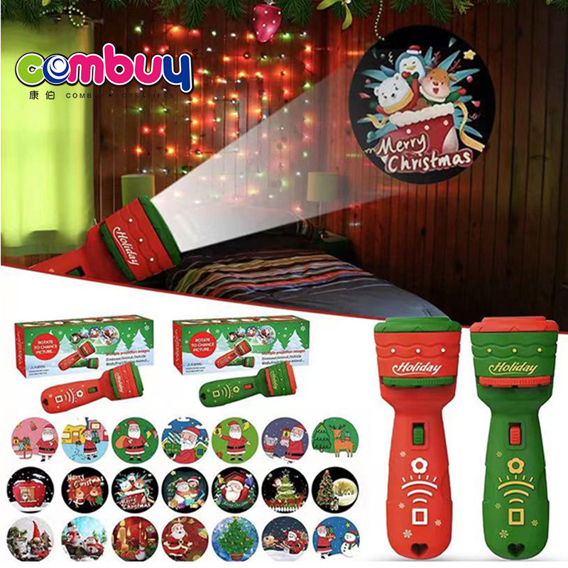 Christmas lighting learning education kids toys projection picture flashlight