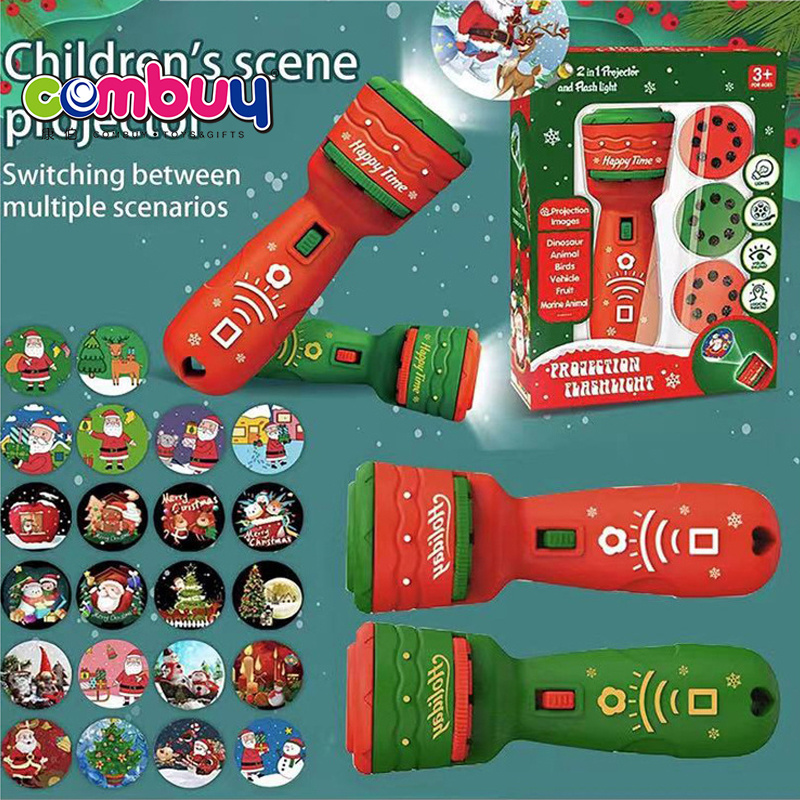 Christmas lighting learning education kids toys projection picture flashlight