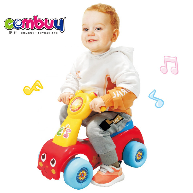 Toddler baby music ride on sliding children toy scooter