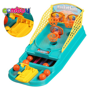 Single play ejection shooting game kids mini basketball toy