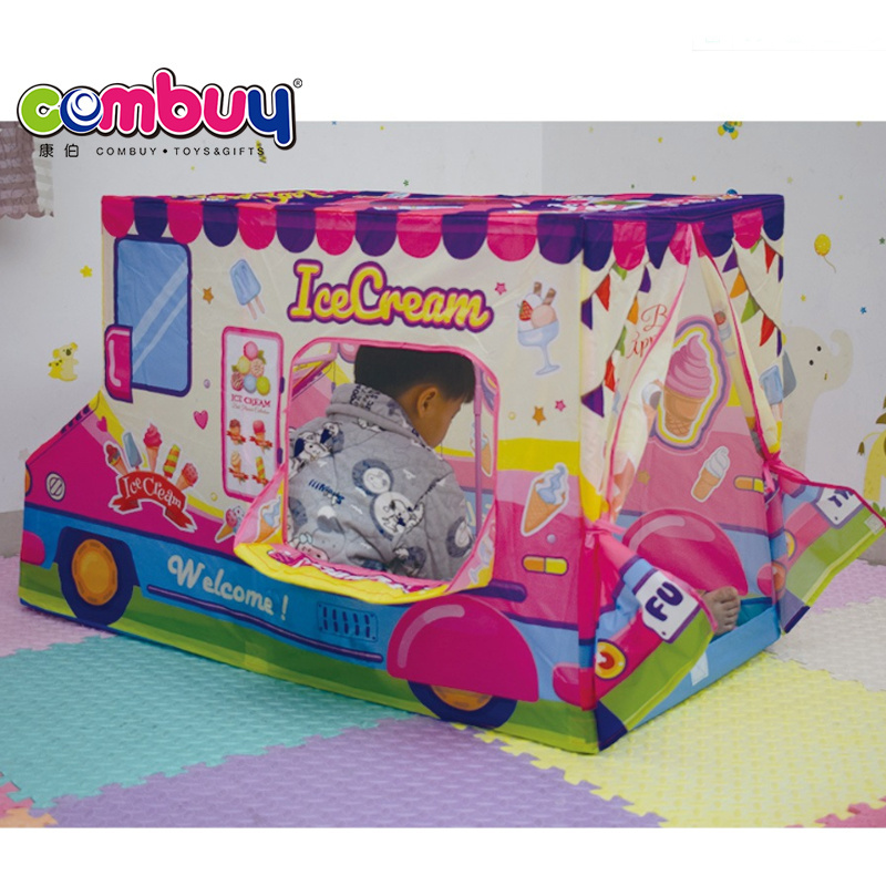 Indoor shop teepee pop up kids ice cream car toy truck tent