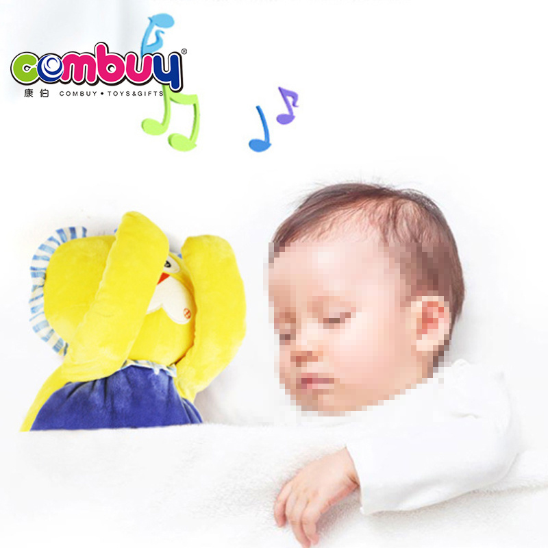 Plush animals projection comfort appease baby musical toy