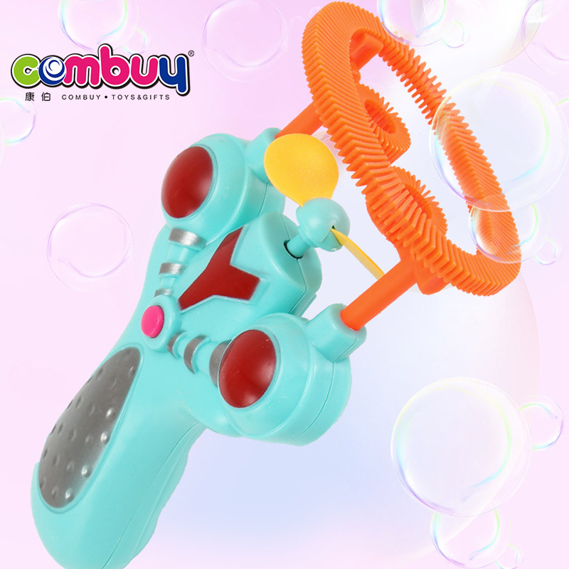 Outdoor kids play automatic blower soap toy bubble gun