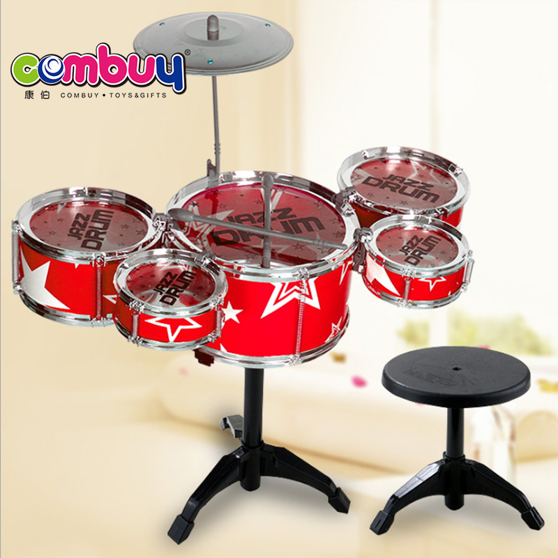 Five drums toys kids knocks instrument music jazz drum set