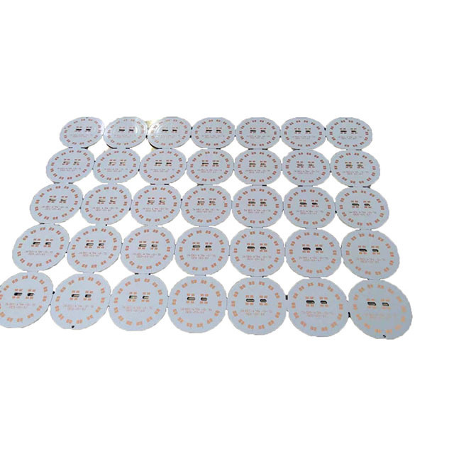 Led Light pcb Board Alu Substrates Single Sided One Layer Round Shape Mcpcb Board