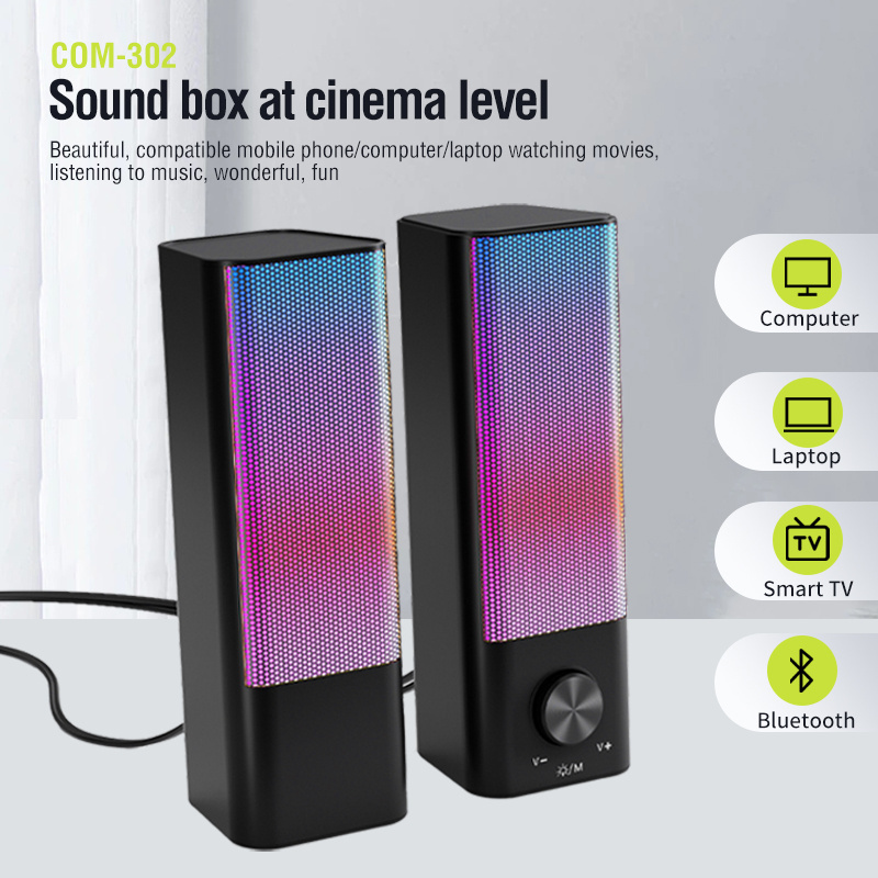 2.0 Home Theater 57Mm Speaker System Bt Original Sub Woofer Digital Sound Box Haut Parleur Computer Speaker