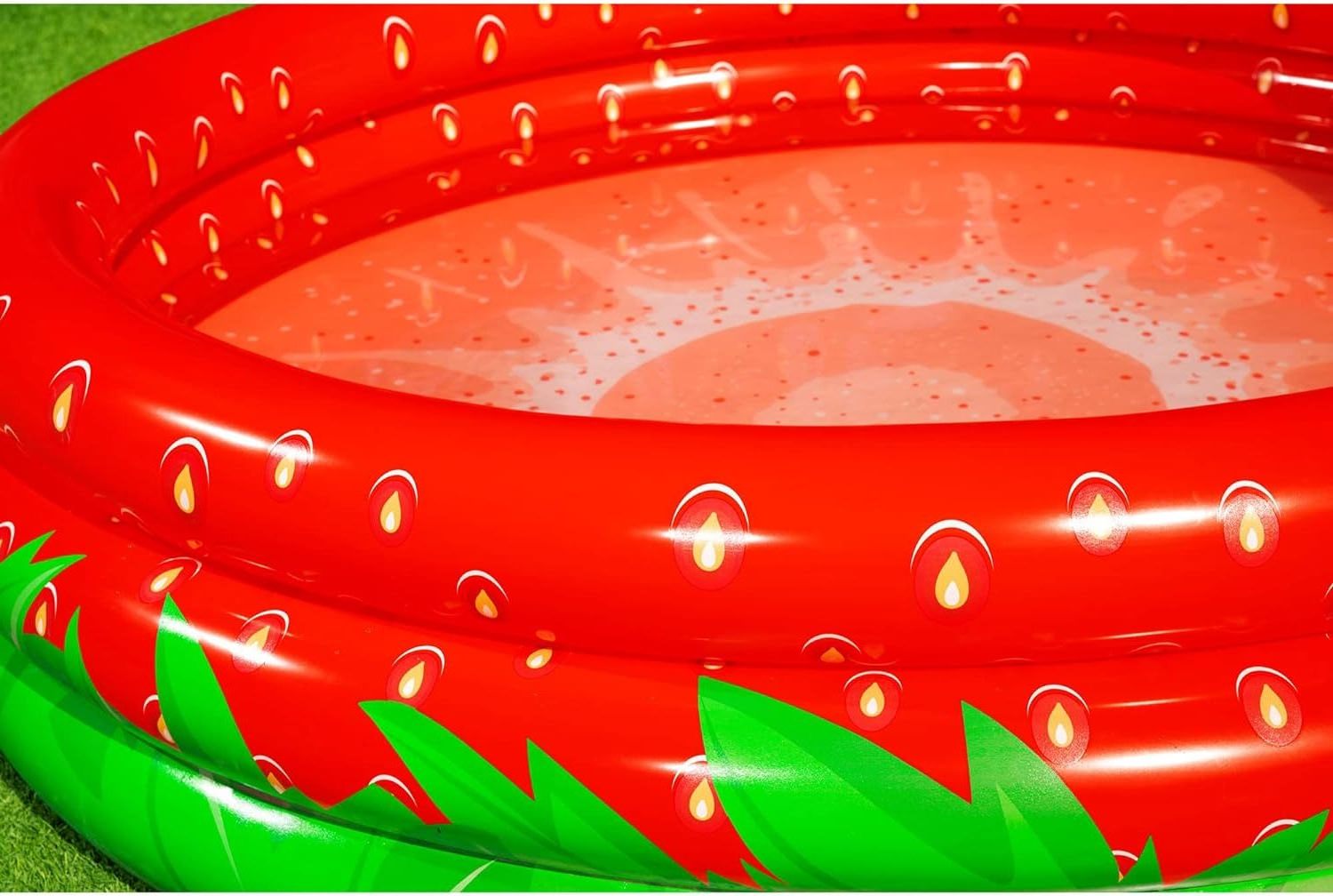 Sweet Strawberry Inflatable Play Pool Round Pool Child Inflatable Family Games Three Color Bath Playing Swimming Pool For Kids