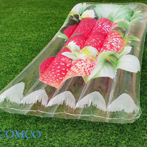 Inflatable pool float raft strawberry mattress  indoor&outdoor  seaside  water park  water funInflatable beach mattress