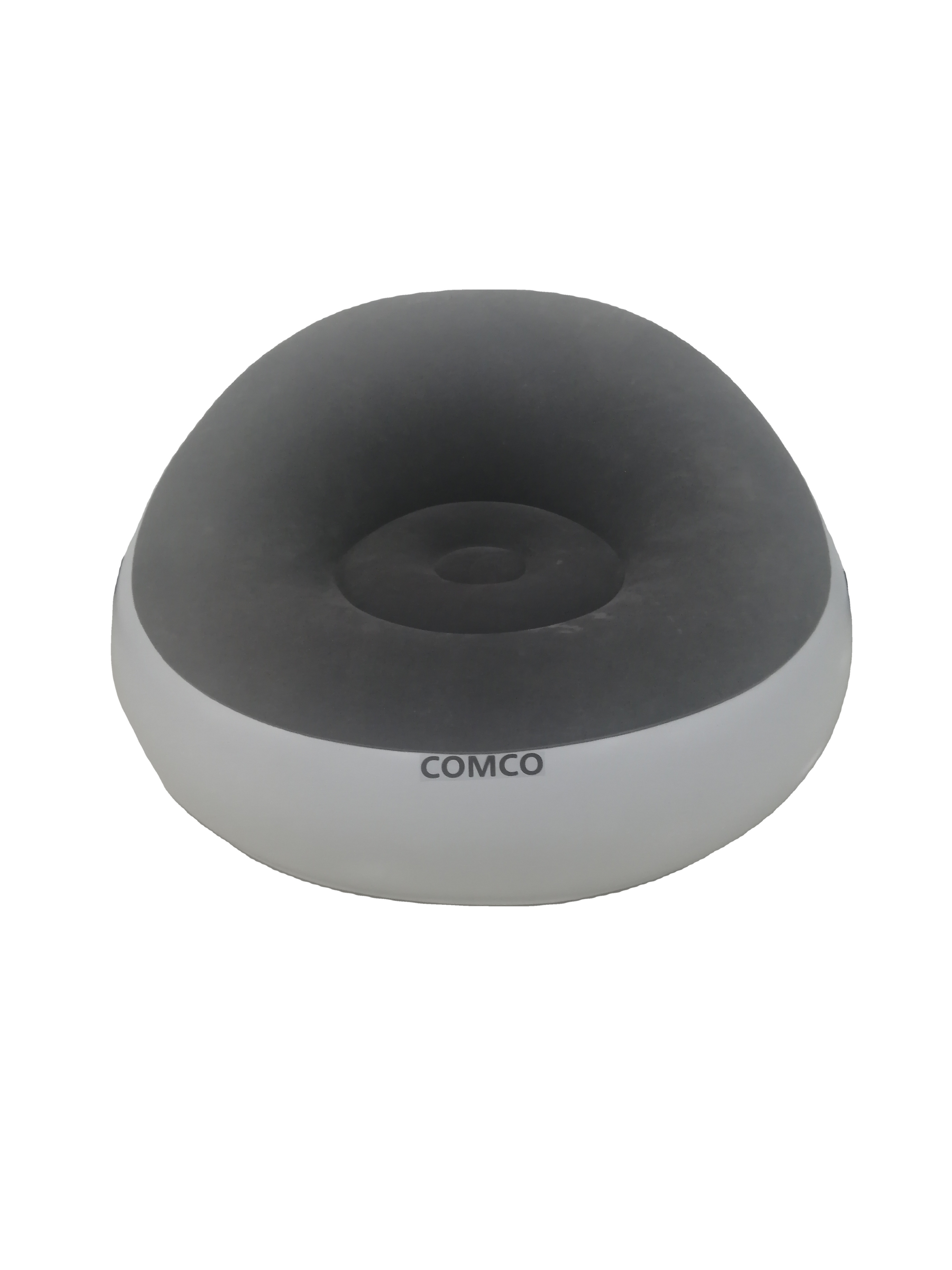 Comco factory direct sales single round portable lazy inflatable sofa