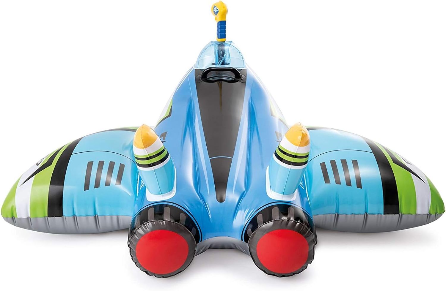 Water Gun Plane Ride-On Pool Toy Inflatable Jet Ski Spray Water Float Ride-On Beach Game Summer Outdoor Inflatable Child Float