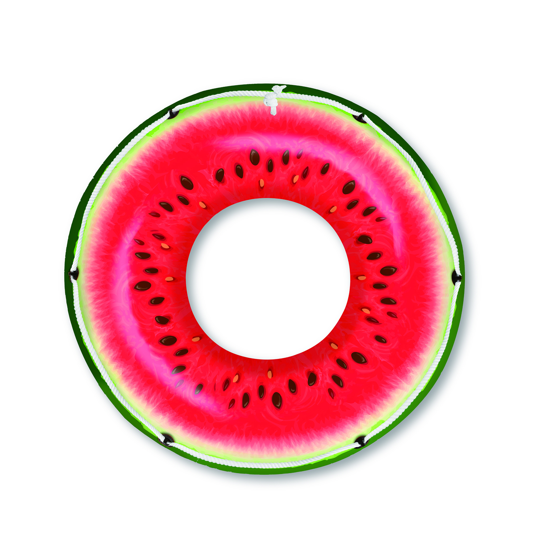 Children Pool Circle Tube Floating Toys Friendly Inflatable Fruit Watermelon Lemon Swim Ring Outdoor Beach Summer Water Party