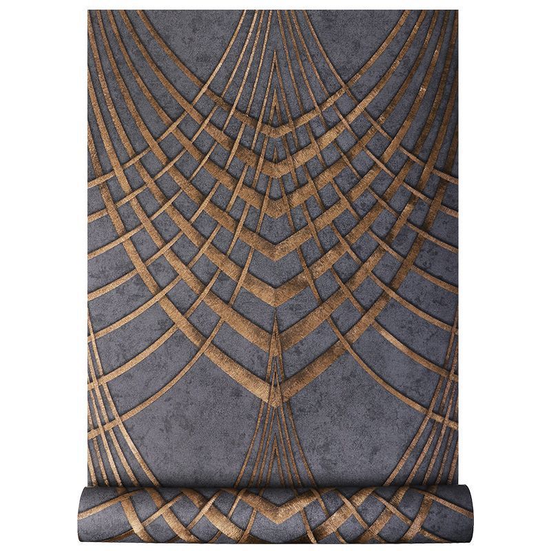 Modern Geometric Wallpapers Home Decoration Living Room Bedroom Vinyl Removable Banana Leaf Mural Wall Papers Roll PVC