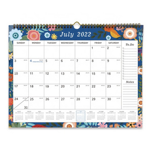 Full Color Personalized Calendars Custom Printing Wall Calendar 2024 For Home Office