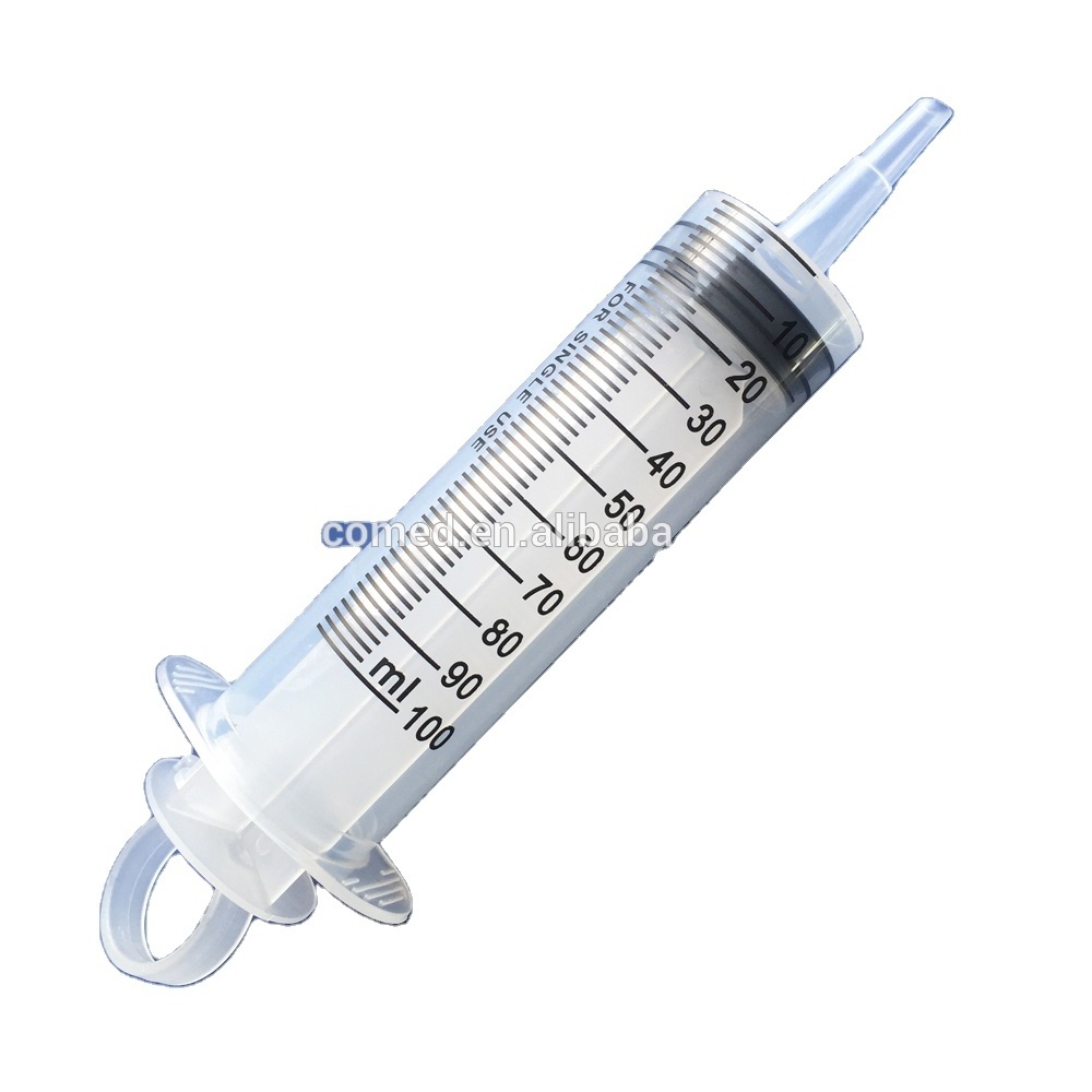 CE/ISO approved catheter tip veterinary syringe 100ml