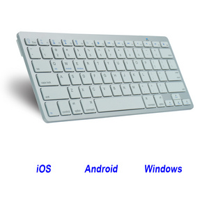 Factory Price Ultra Slim Blue tooth keyboard android tv box Tablet Wireless Keyboard for ios android and windows 3 in 1