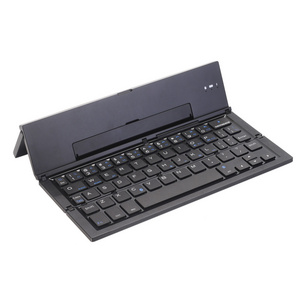 Metal Foldable Bluetooth Keyboard for ipad android tablet pc Mobile phone portable Folding tkl wireless keyboard