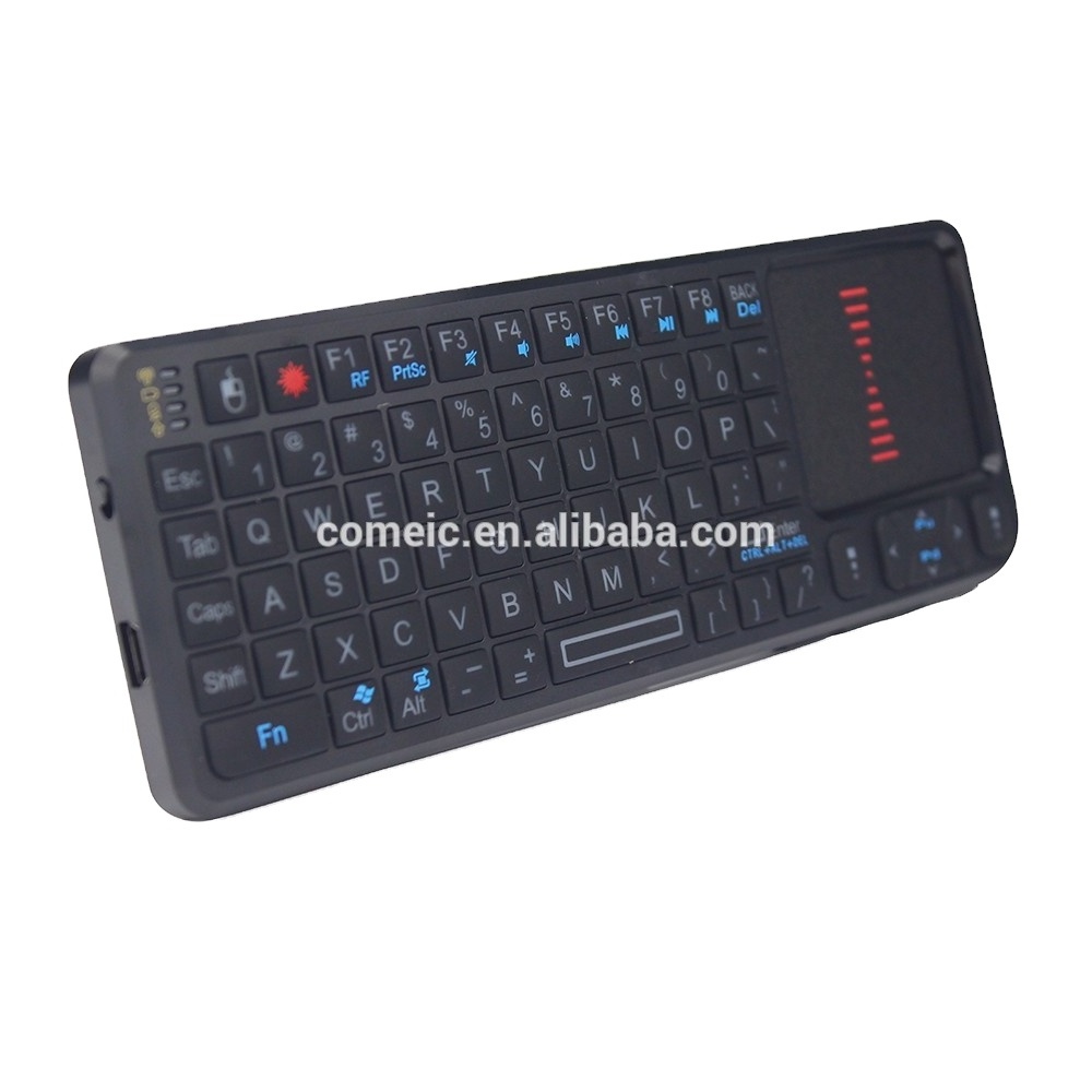 RF wireless Touchpad Air mouse T11 wireless keyboard laser pointer