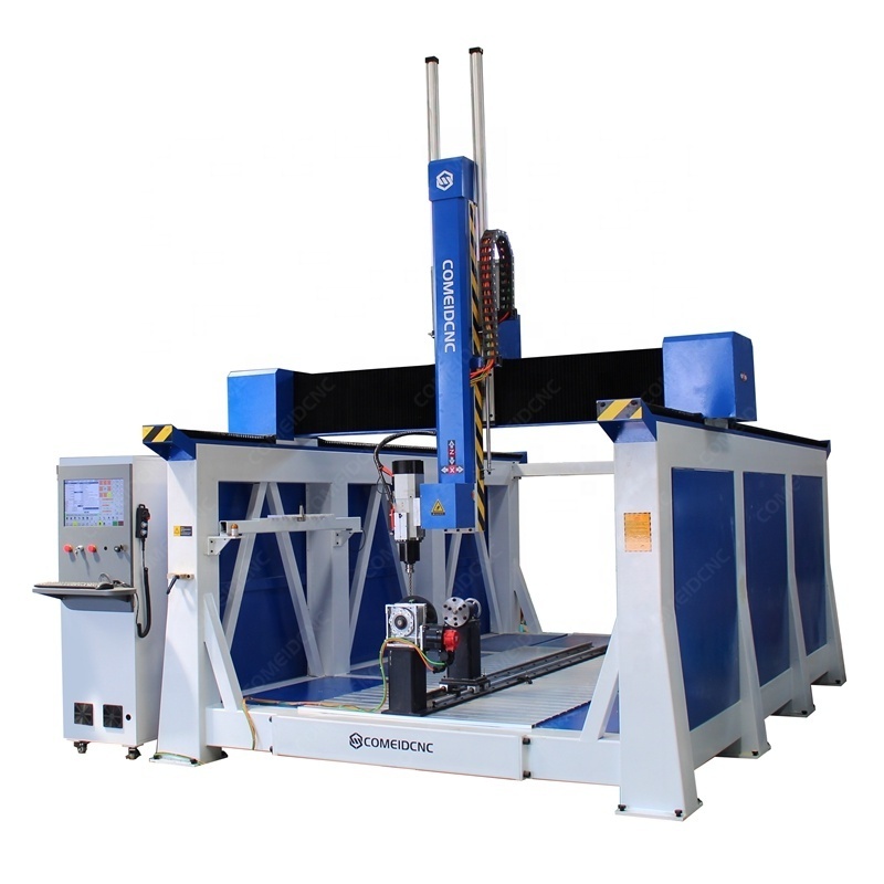 Cheap Price 5 Axis CNC Router Engraving and Milling Machine for 3D Sculpture Wood Foam EPS Mould