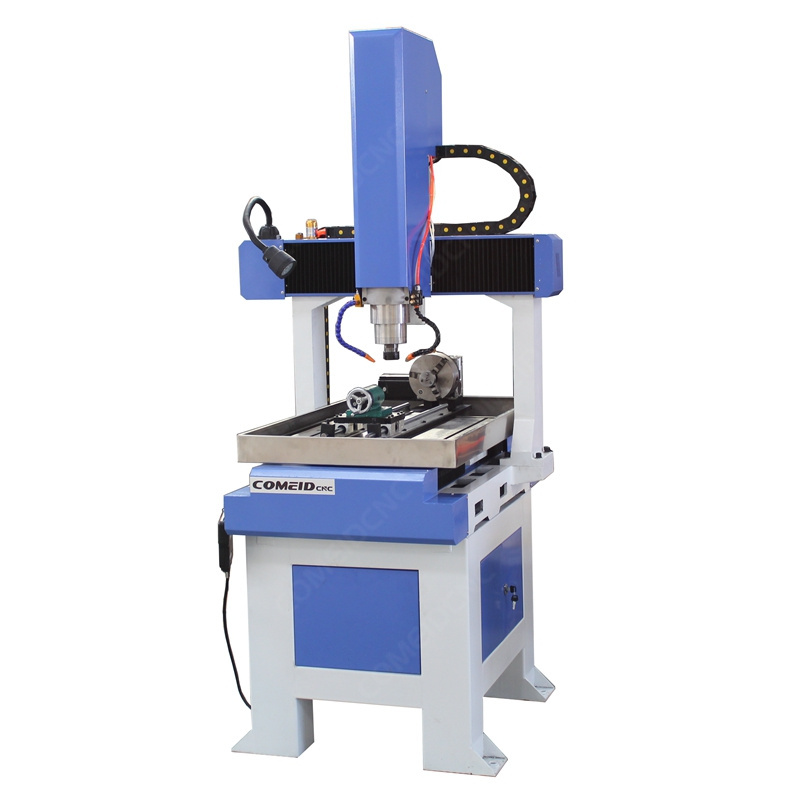 Mini Hot Cheap CNC Milling Machine 4 Axis Router Engraving Machine 6060 for Metal Steel