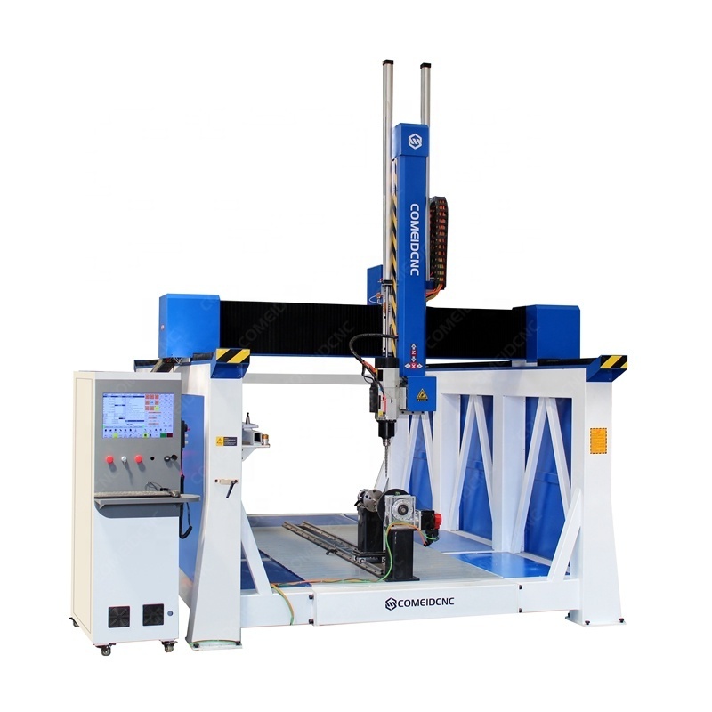 Cheap Price 5 Axis CNC Router Engraving and Milling Machine for 3D Sculpture Wood Foam EPS Mould