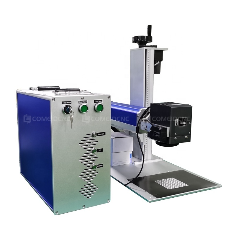 Mini bench top 100W 3D Laser Engraving Machine for metal steel aluminum