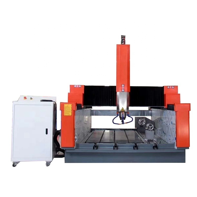 4 Axis CNC Stone Carving Router Machine for Granite Marble