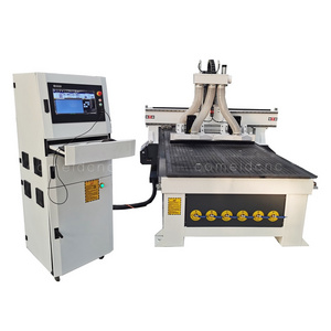 High precision wood cutting CNC copy router drilling machine with multi heads drills