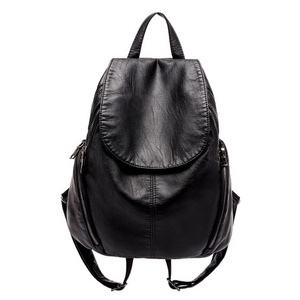 Fashion Women Genuine  Leather Backpack Backpacks For Teen Girls