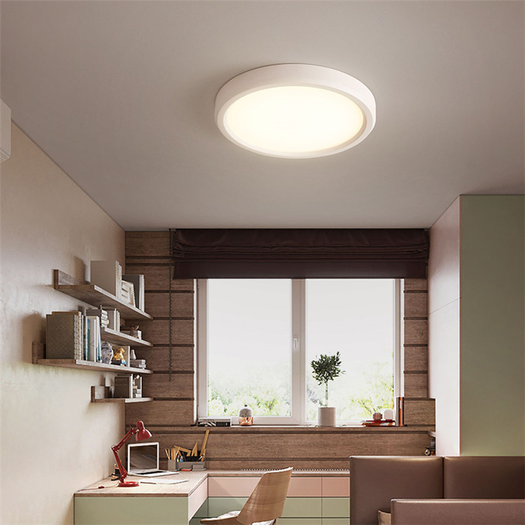 High Quality ABS Mini Ceiling Light Round Flat Panel LED Ceiling Lighting for Hallway Living Room Flush Mount