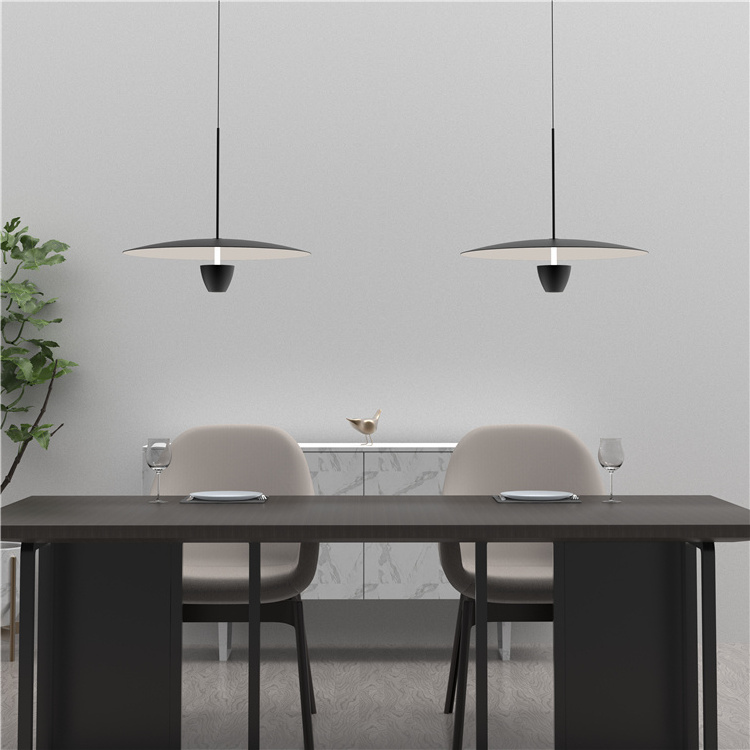 COMELY Modern LED Pedant Light Fixture Over Table Kitchen Island Adjustable Hanging Ceiling Light 3000K Ceiling Pendant Lamp